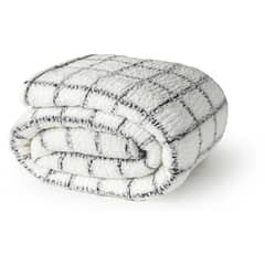 AMERICAN FAMILY - Frazada Sherpa Blanco Cannon -