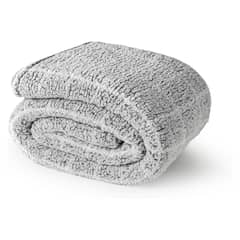 AMERICAN FAMILY - Frazada Sherpa Gris Cannon -
