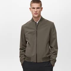 MANGO MAN - Chaqueta Bomber Brenta Performance Impermeable Hombre