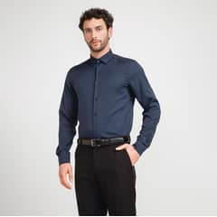 PERRY ELLIS - Camisa Casual Manga Larga Hombre