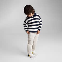 MANGO KIDS - Pantalón Cargo Bebé Niño Algodón