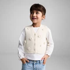MANGO KIDS - Chaleco de Punto Bebé Niña