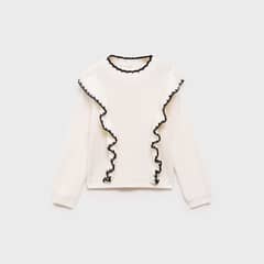 MANGO KIDS - Sweater Punto Contraste Bebé Niña