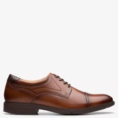 CLARKS - Zapato Formal Hombre Cuero Beige