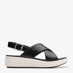 CLARKS - Sandalia Mujer Negro