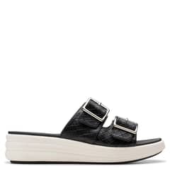 CLARKS - Sandalia Mujer Negro