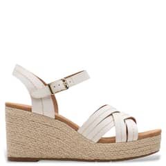 CLARKS - Sandalia Mujer Cuero Café
