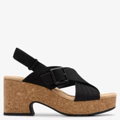 CLARKS - Sandalia Mujer Negro