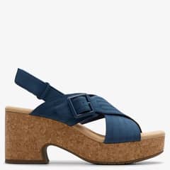 CLARKS - Sandalia Mujer Azul