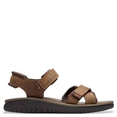 CLARKS - Sandalia Cuero Hombre Multicolor
