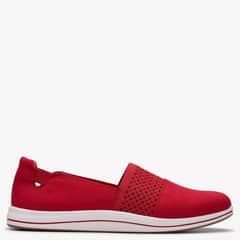 CLARKS - Zapato Casual Mujer Rojo