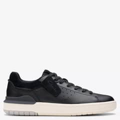 CLARKS - Zapatilla Urbana Cuero Hombre Negro