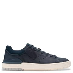 CLARKS - Zapatilla Urbana Cuero Hombre Azul