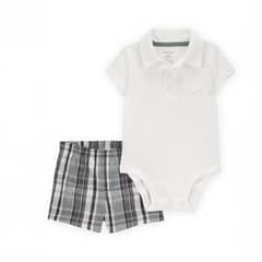 CARTER'S - Conjunto 2 Piezas Short Y Body Bebé Niño Bebé Niño
