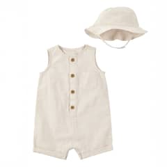 CARTER'S - Conjunto 2 Piezas Enterito Y Gorro Bebé Niño Bebé Niño