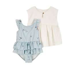 CARTER'S - Traje De Baño Protección Uv50+ Mas Salida De Baño Bebé Niña Bebé Niña