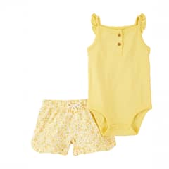 CARTER'S - Conjunto 2 Piezas Short Y Body Bebé Niña Bebé Niña
