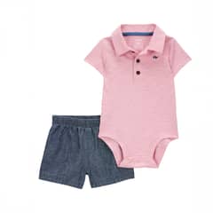 CARTER'S - Conjunto 2 Piezas Short Y Body Bebé Niño Bebé Niño