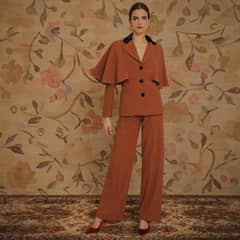 CHERUBINA - Chaqueta Botones de Terciopelo Mujer