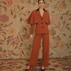CHERUBINA - Pantalón Recto Tiro Alto Mujer