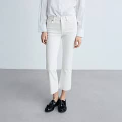MANGO - Jeans Sienna Flare Crop Mujer