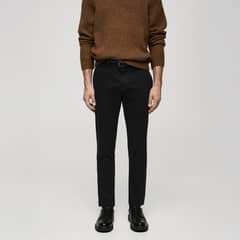 MANGO MAN - Pantalón Algodón Tapered Fit Hombre