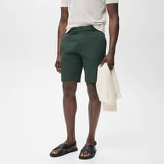 MANGO MAN - Bermudas Slim Fit Chino Algodón Hombre