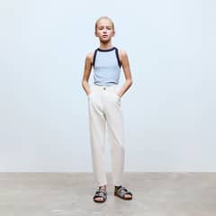 MANGO KIDS - Top Rayas Algodón Niña