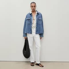MANGO - Jeans Rectos Tiro Medio Mujer