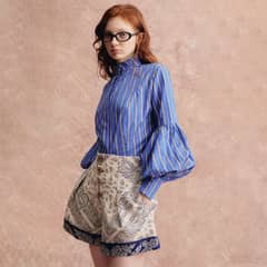 LAGANINI - Blusa Manga Larga Mujer