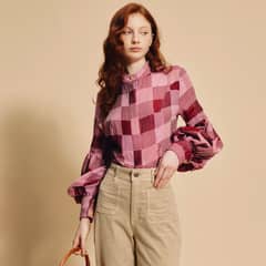 LAGANINI - Blusa Manga Larga Mujer