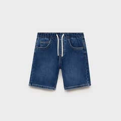 MANGO KIDS - Bermudas Vaqueras Cordón Niño