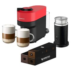NESPRESSO - Cafeteras con Cápsulas Edición Limitada Vertuo Pop Roja