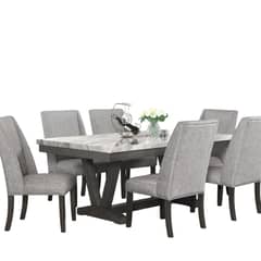 DANIELS - Juego De Comedor Rectangular Rodeo 6 Sillas
