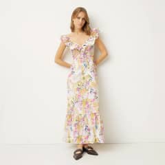 VERO MODA - Vestido Largo 100% Algodón Mujer
