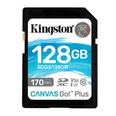 KINGSTON - SDXC Canvas Go Plus 128GB