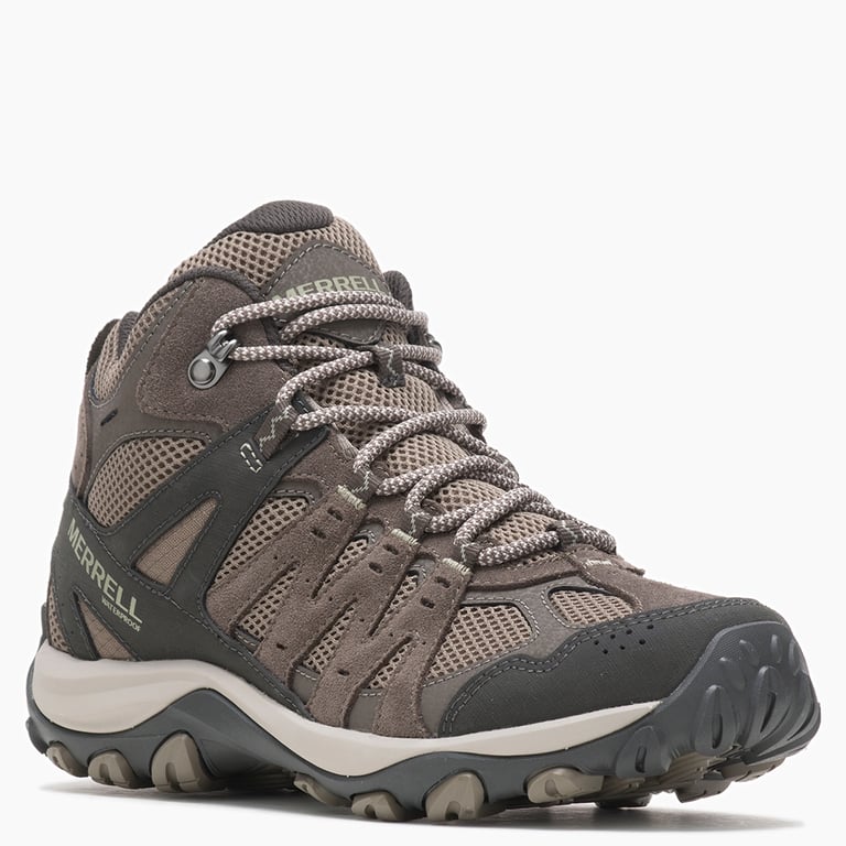 MERRELL Accentor 3 Mid Zapatilla Outdoor Mujer Impermeable Cafe Ofertitas