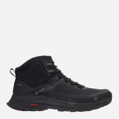 LIPPI - Vulcano Iron Stone Mid Bdry Zapatilla Outdoor Hombre Impermeable Negro