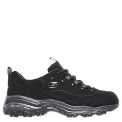 SKECHERS - Zapatilla Urbana Mujer Cuero Negro