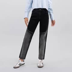 RAINDOOR - Jeans Recto Nuria Tiro Alto Mujer