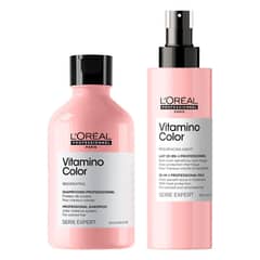 LOREAL PROFESSIONNEL - Set Cuidado Del Color Cabello Teñido Vitamino Color Shampoo 300Ml + Spray 190Ml Serie Expert