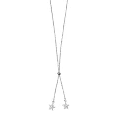 FIGAL ALTA JOYERIA - Collar Pendulo Estrella Doble Mujer
