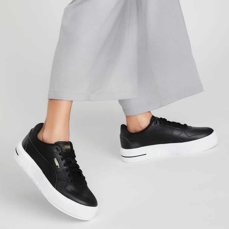 PUMA Cali Court Lt Zapatilla Urbana Mujer Cuero Negro Ofertitas