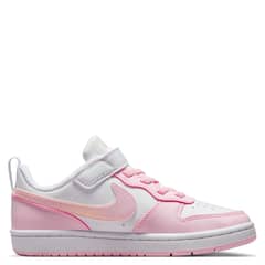 NIKE - Court Borough Low Zapatilla Urbana Niña Rosado (26.5 a 34)