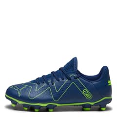 PUMA - Future Play Fgag J Zapatilla Fútbol Niño Azul (35.5 a 38)