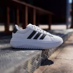 ADIDAS - Grand Court Platfor Zapatilla Urbana Mujer Blanco