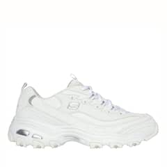 SKECHERS - D'Lites Zapatilla Urbana Mujer Cuero Blanco