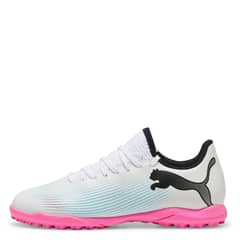 PUMA - Future 7 Play Zapatilla Deportiva Fútbol Niño Blanco (35.5 a 38)
