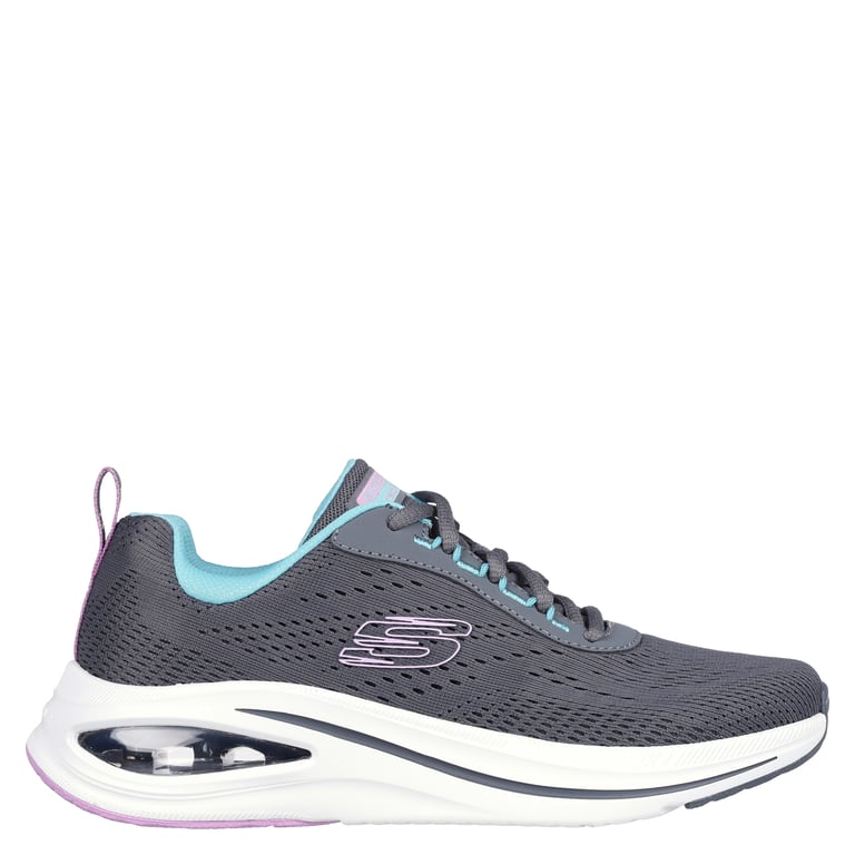 SKECHERS Skech Air Meta Zapatilla Running Mujer Gris Ofertitas
