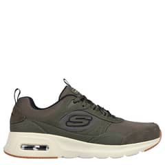 SKECHERS - Zapatilla Urbana Hombre Cuero Verde